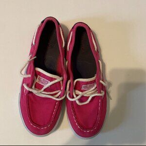 Girls Nautica Hot Pink Boat Shoes Size 5